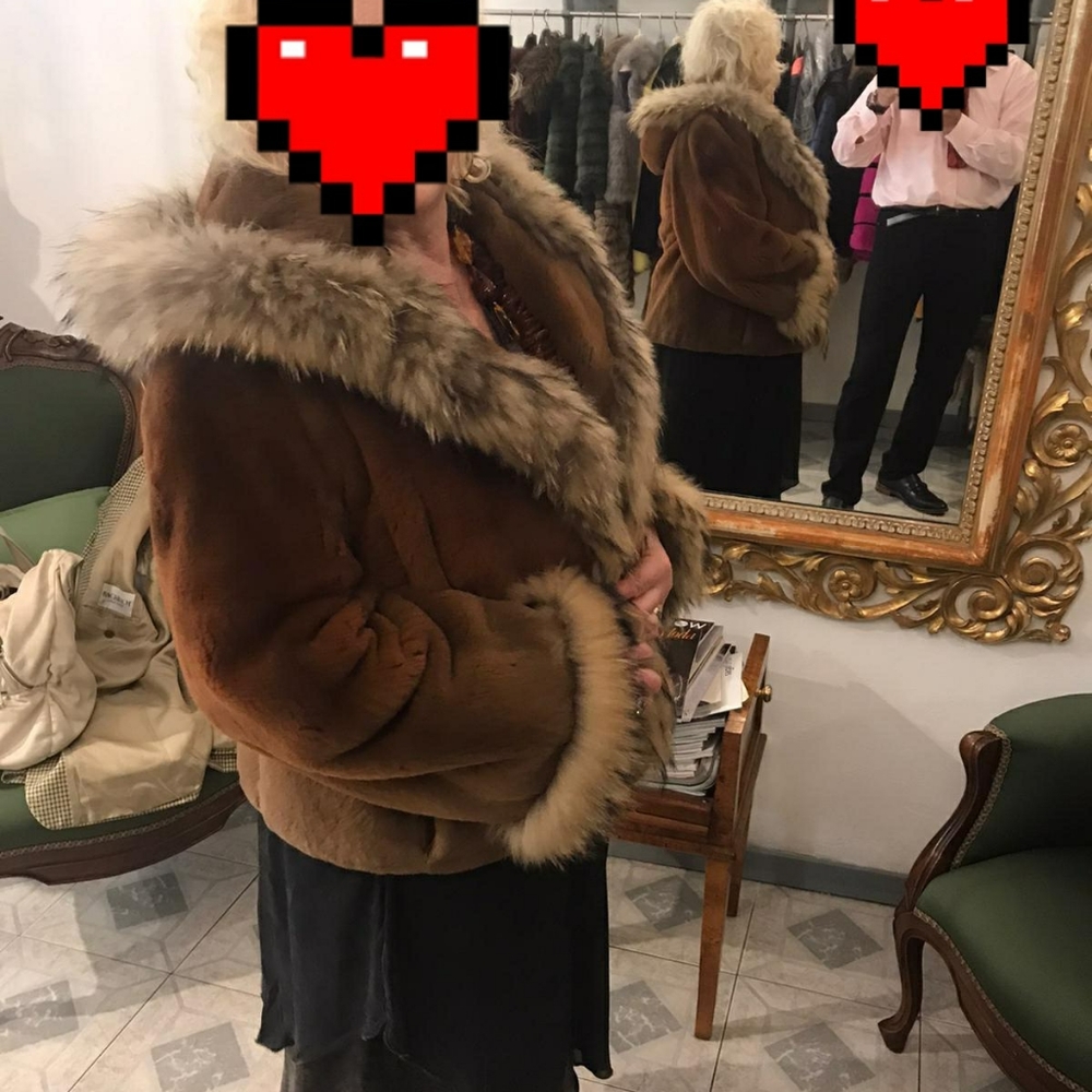 Mink fur coat from italy